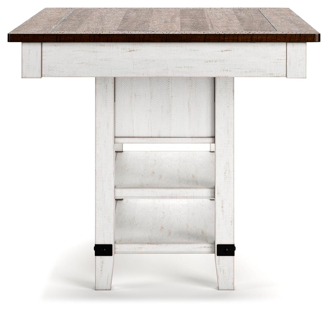Valebeck Counter Height Dining Table and 6 Chairs
