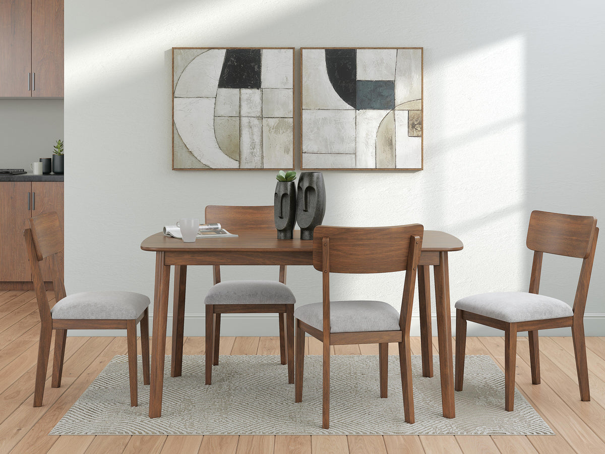 Tameride Dining Table and 4 Chairs (Set of 5)