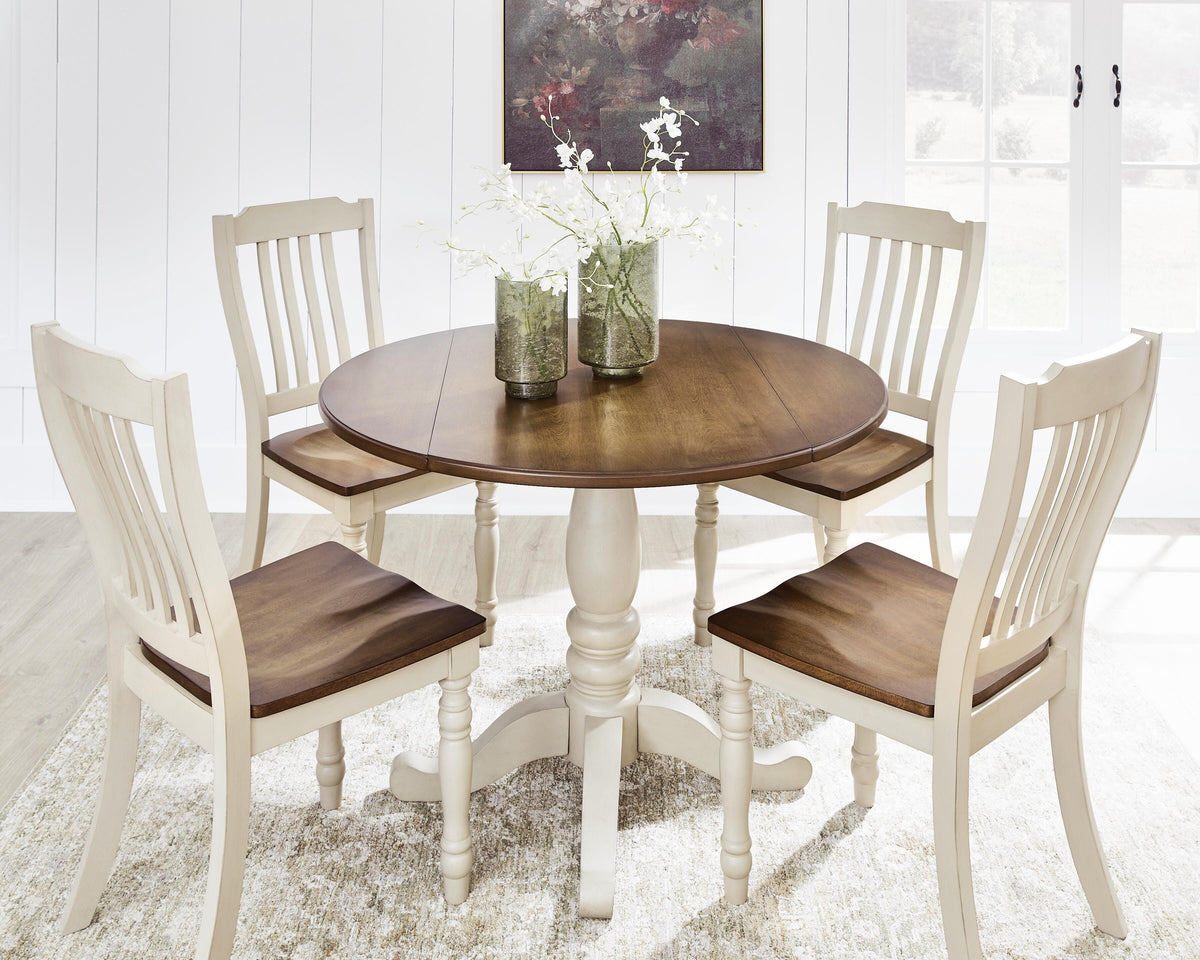 Wirloni Dining Table and 4 Chairs