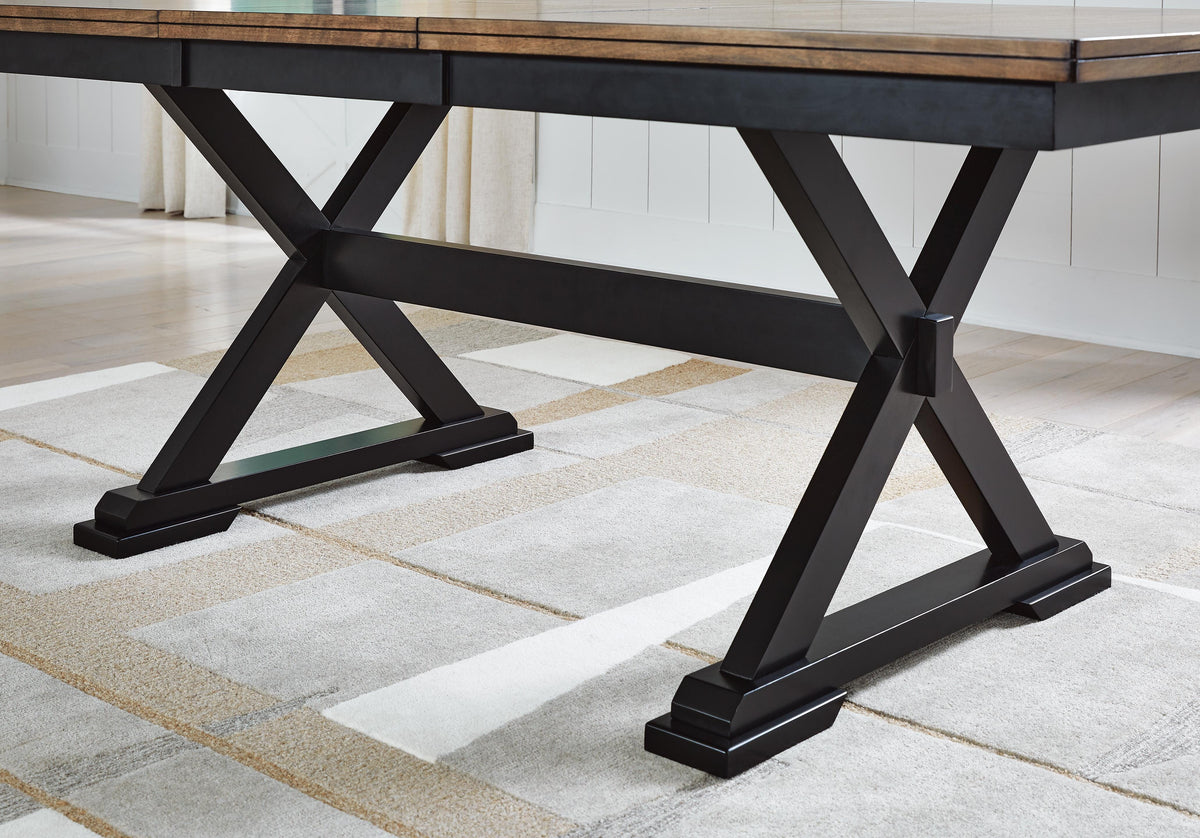 Wildenauer Dining Table, 4 Chairs and Bench