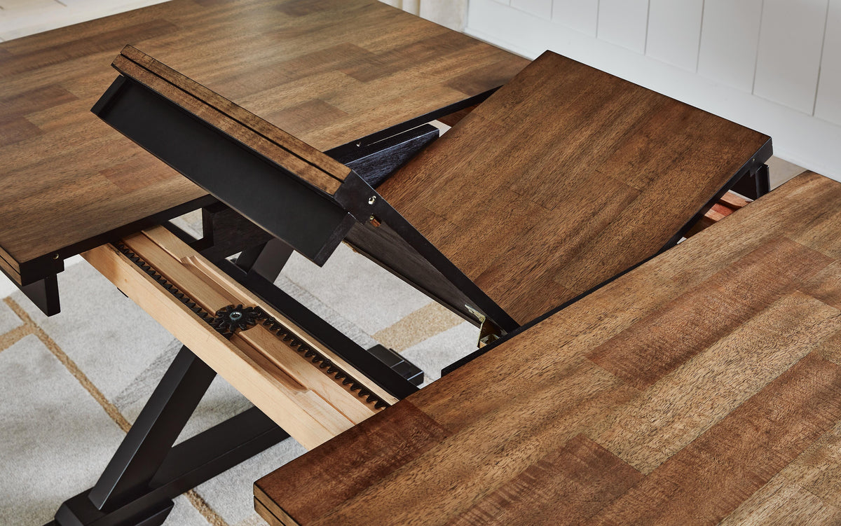 Wildenauer Dining Table, 4 Chairs and Bench