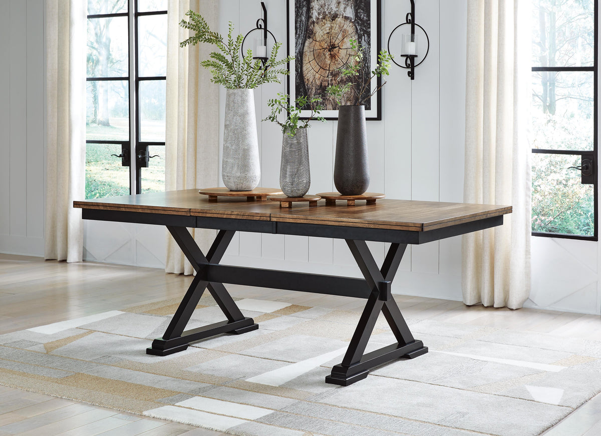 Wildenauer Dining Table, 4 Chairs and Bench