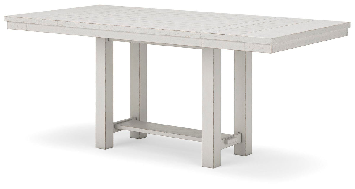 Robbinsdale Counter Height Dining Table, 2 Barstools, Bench and Server