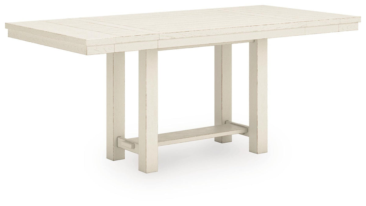 Robbinsdale Counter Height Dining Table, 2 Barstools, Bench and Server