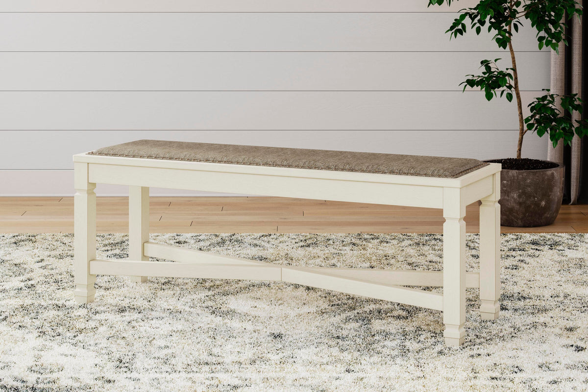 Bolanburg Dining Table with 8 Chairs and Bench with Server and 2 Stools