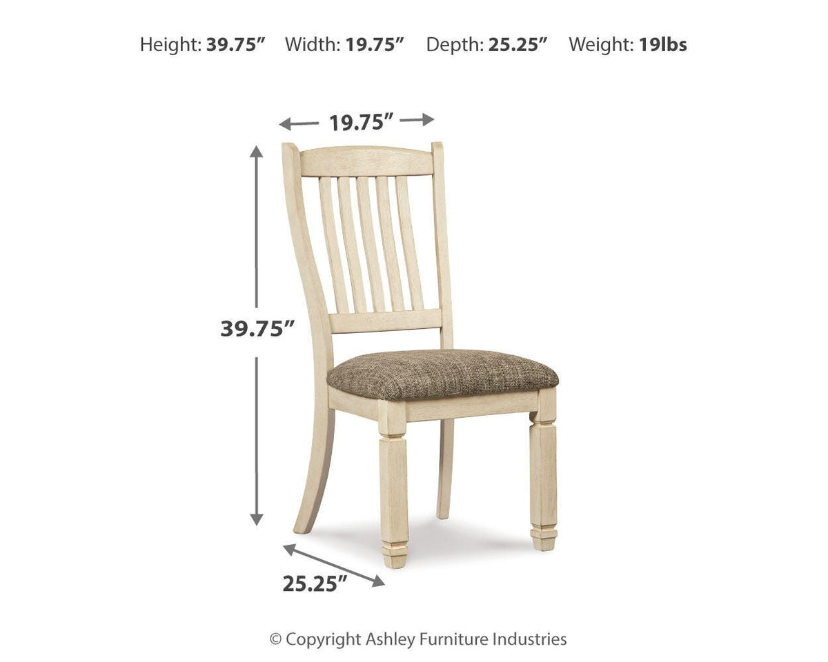 Bolanburg Dining Table, 6 Chairs, and Bench