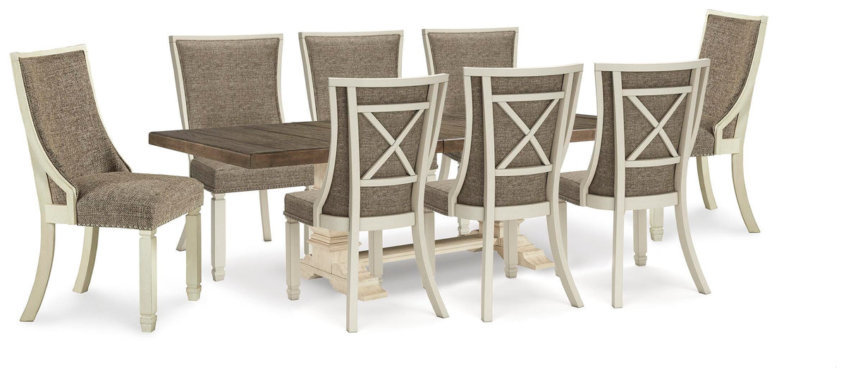 Bolanburg Dining Extension Table and 8 Chairs