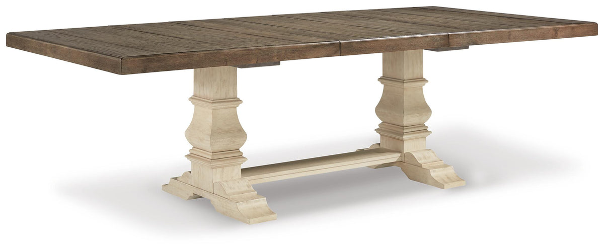 Bolanburg Dining Table with 8 Chairs and Bench with Server and 2 Stools
