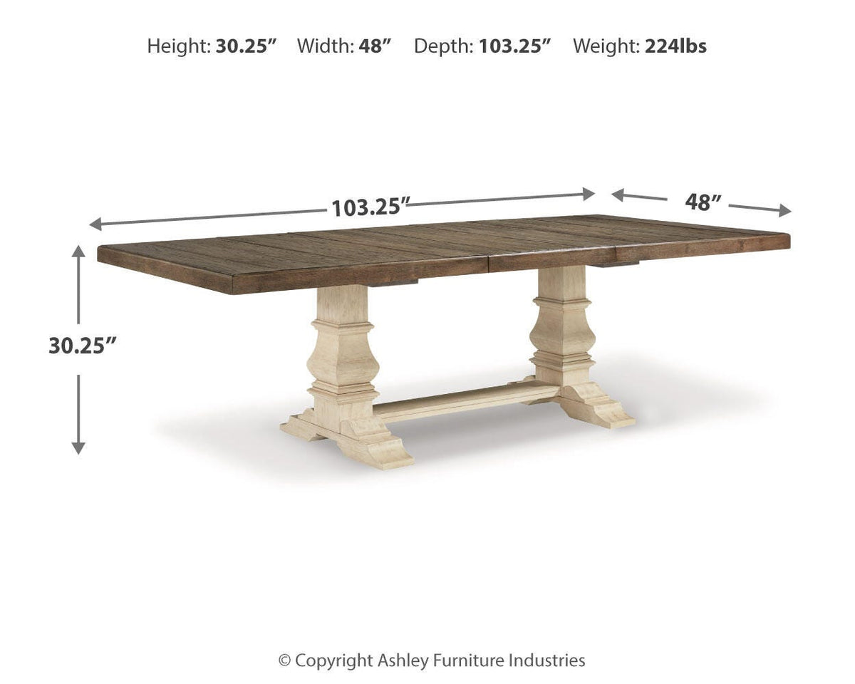 Bolanburg Extension Dining Table and 4 Chairs