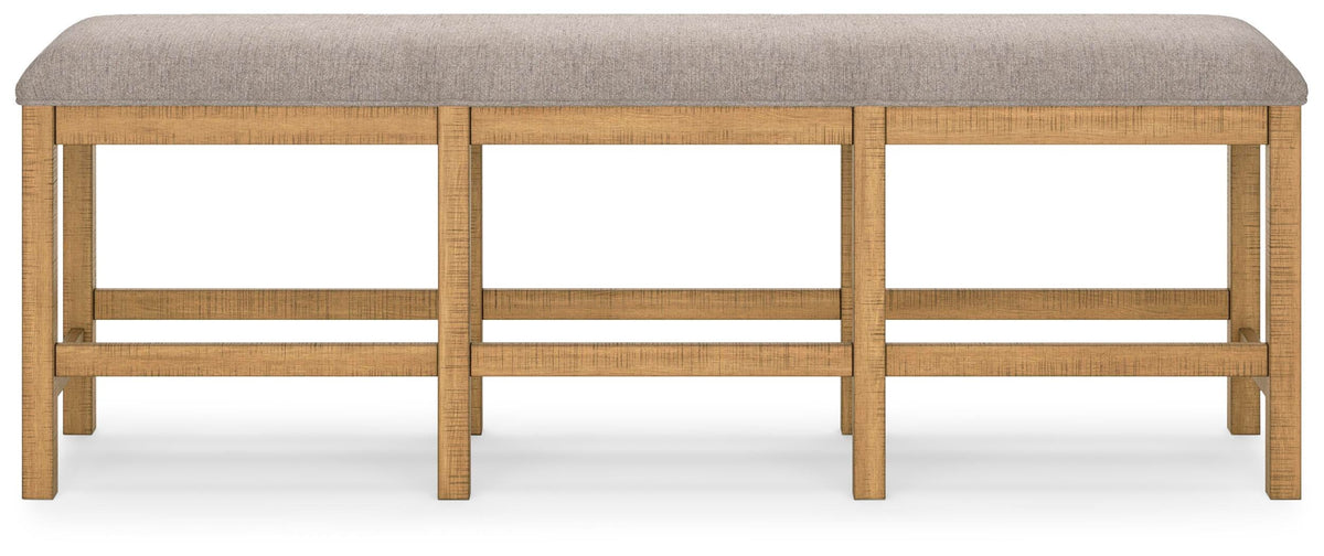 Havonplane Counter Height Extension Dining Table 4 Barstools and Bench