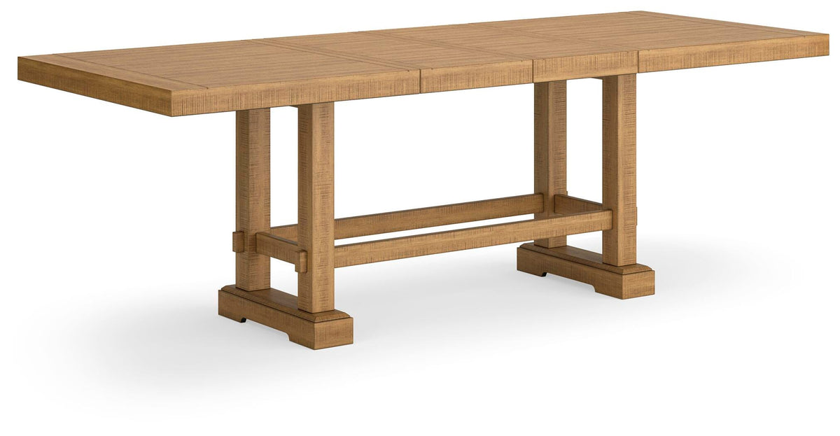 Havonplane Counter Height Extension Dining Table and 6 Barstools