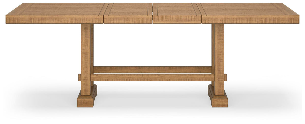 Havonplane Counter Height Dining Table, 6 Barstools and Bench
