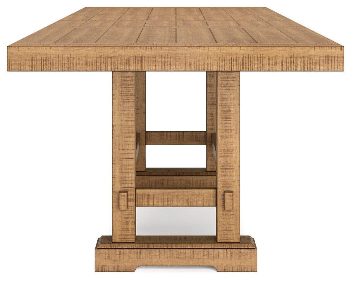 Havonplane Counter Height Extension Dining Table and 6 Barstools