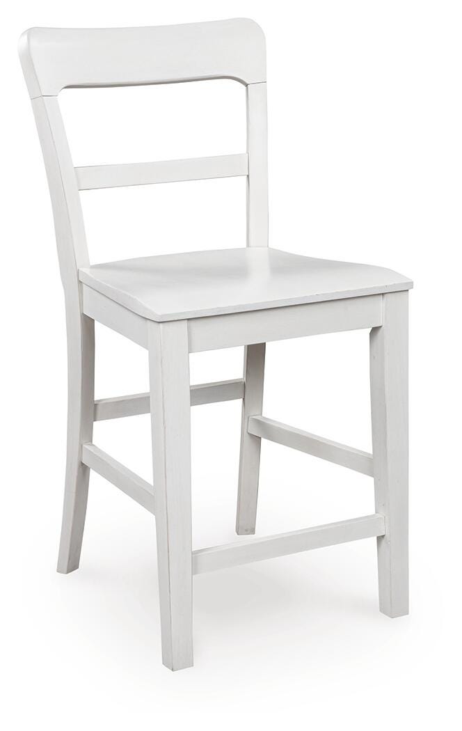 Greddinton Counter Height Dining Table and 6 Barstools