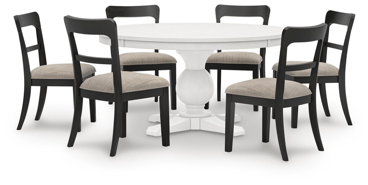 Greddinton Dining Table and 6 Chairs
