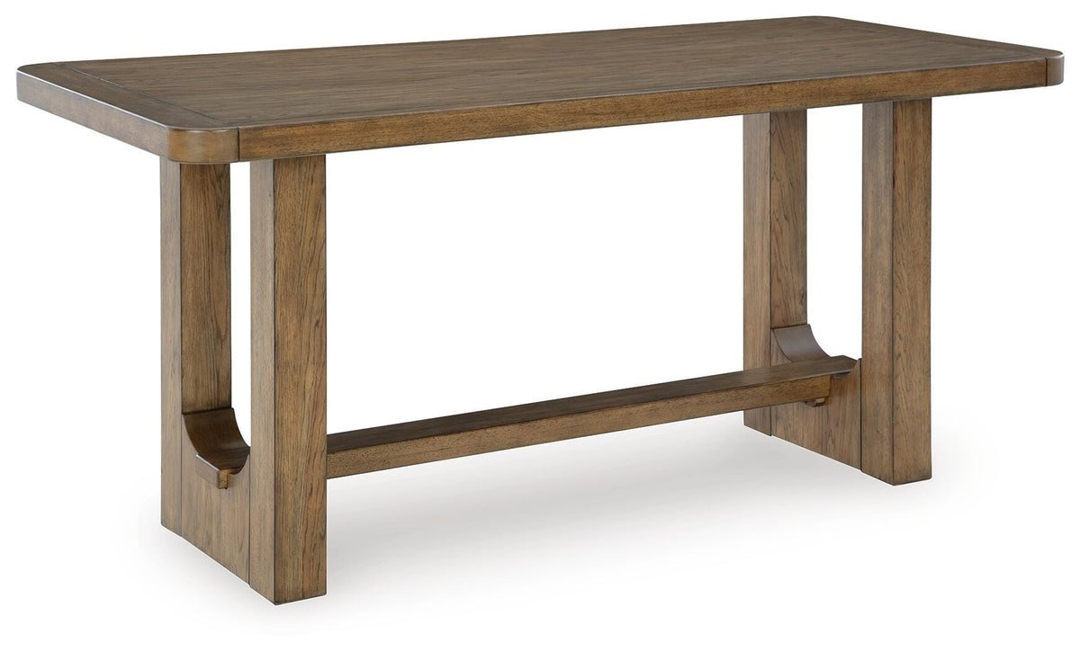 Cabalynn Counter Height Dining Table and 4 Barstools
