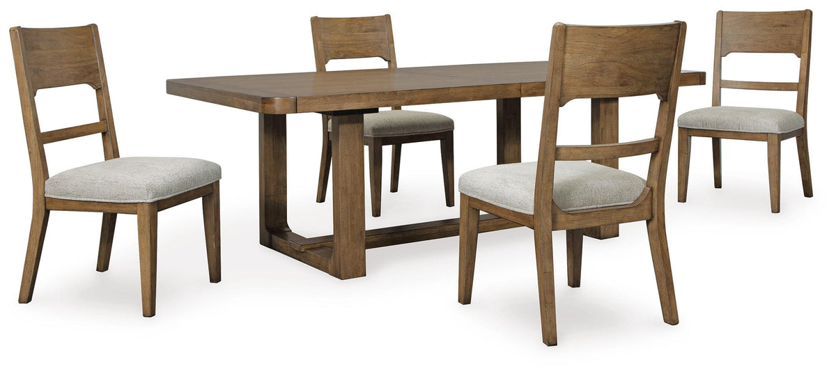 Cabalynn Extension Dining Table and 4 Chairs