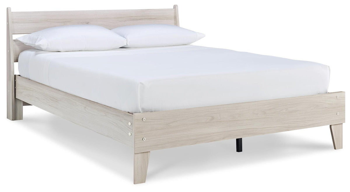 Socalle Queen Panel Platform Bed with Dresser and Nightstand