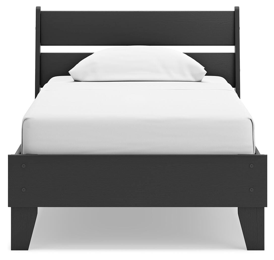 Socalle Twin Panel Platform Bed and Dresser