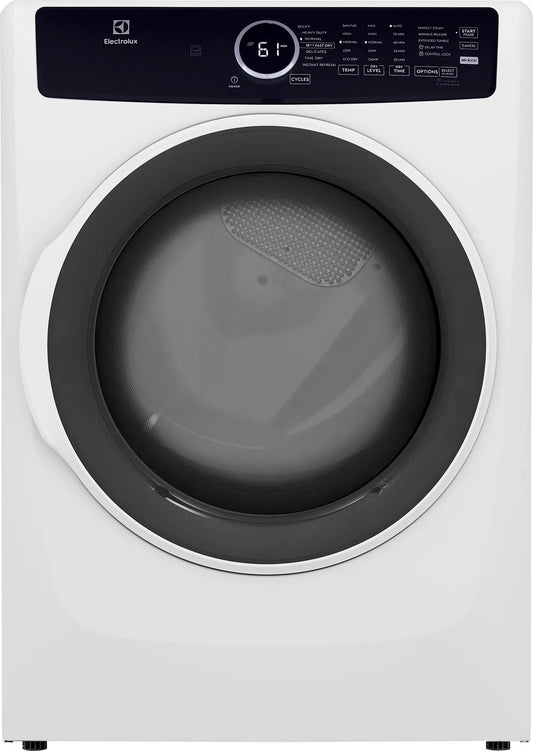 Electrolux ELFG7437AW - Front Load Perfect Steam™ Gas Dryer with Instant Refresh – 8.0 Cu. Ft.