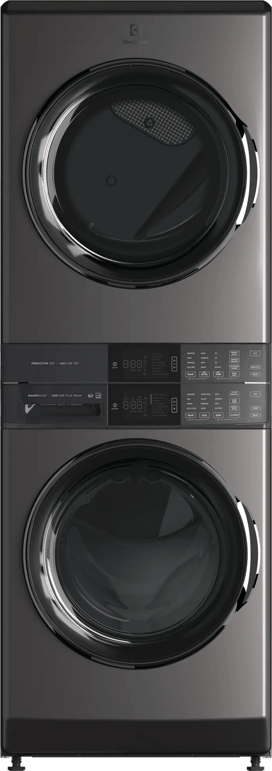 Electrolux ELTE7600AT - Laundry Tower Single Unit Front Load 4.5 Cu. Ft. Washer & 8 Cu. Ft. Electric Dryer