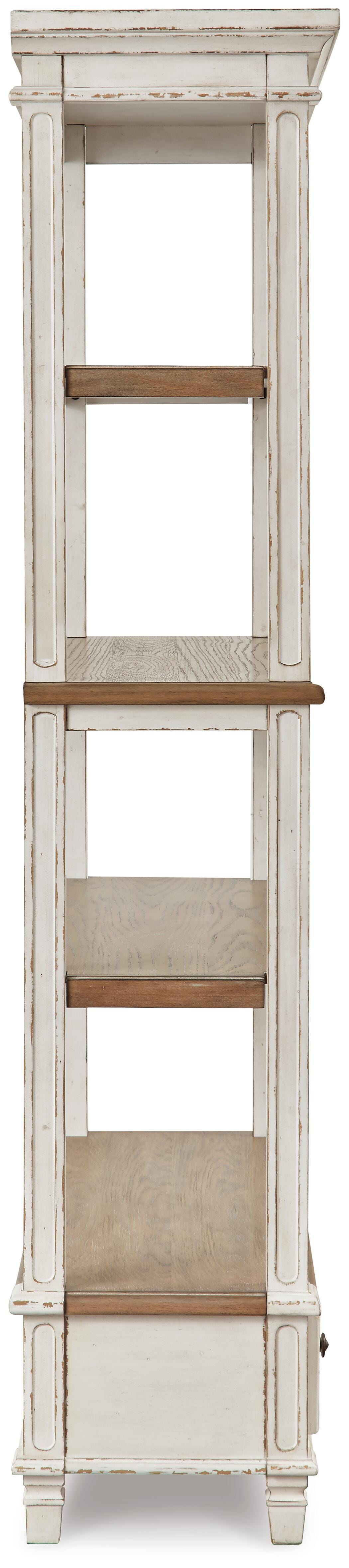 Realyn Lift-top Desk, L-shaped Desk and 4 Bookcases
