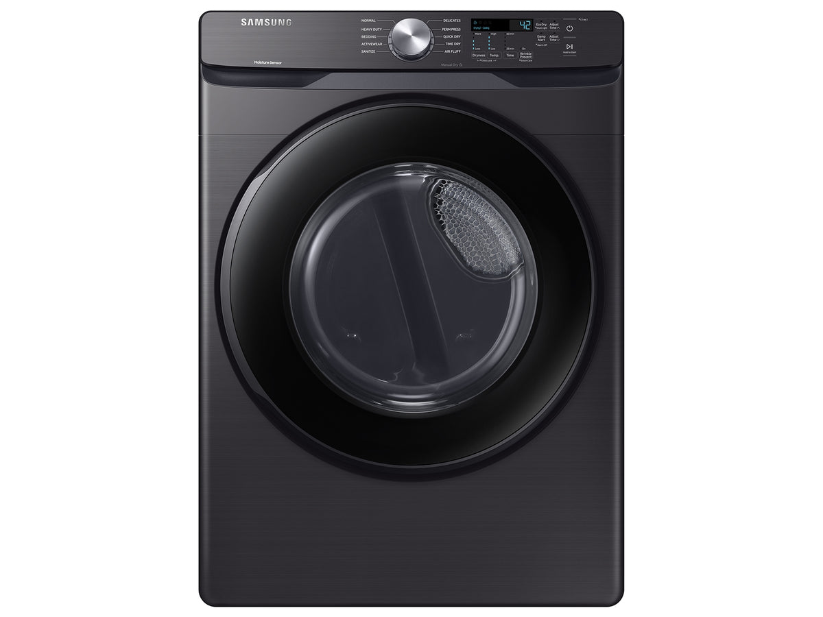 Samsung DVE45T6000V - 7.5 cu. ft. Electric Dryer with Sensor Dry in Brushed Black