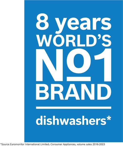 Bosch SGE53B52UC - 300 Series 24" Built-In Dishwasher with Third Rack and 46 dBA in White