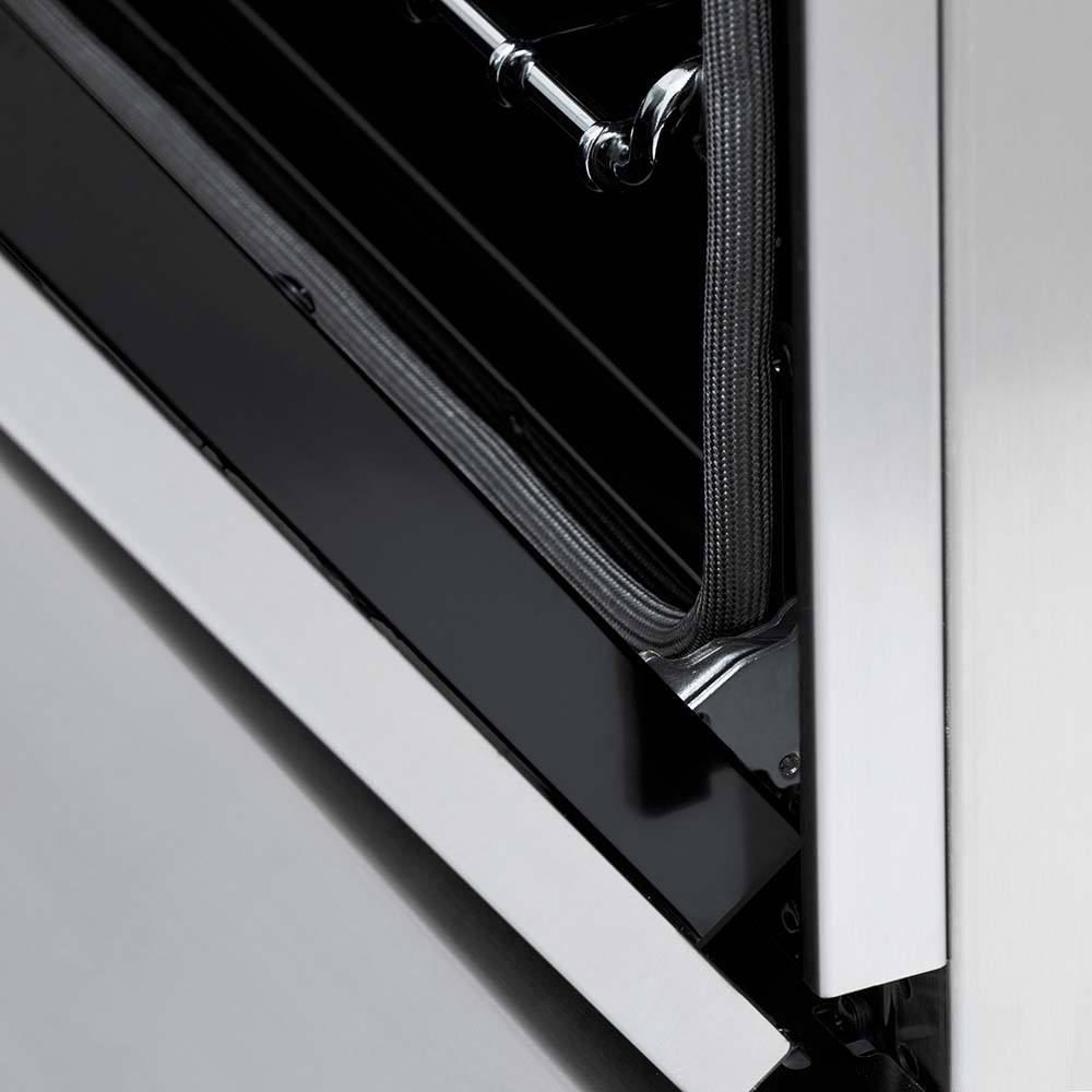 ZLINE RGZ-24-CB - 24" Professional Freestanding Gas Range with 4 Italian Burners and 2.8 cu. ft. Convection Oven in White with Gold Accents