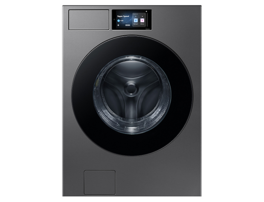 Samsung WF90F53ADS - Bespoke AI Front Load Washer AI Home 7" LCD Display | AI OptiWash+™ 5.3 cu.ft.