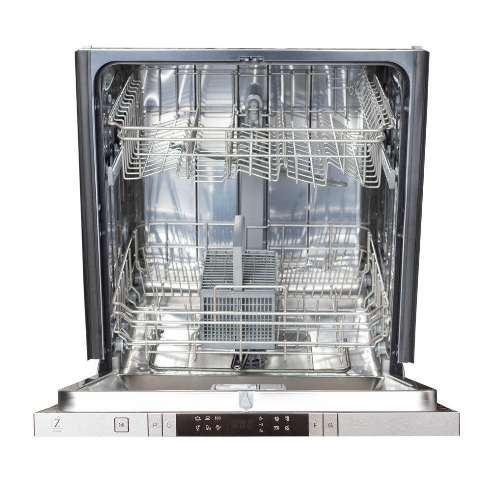 ZLINE DP-BG-24 - 24" Dishwasher Panel with Traditional Style Handle in Blue Gloss