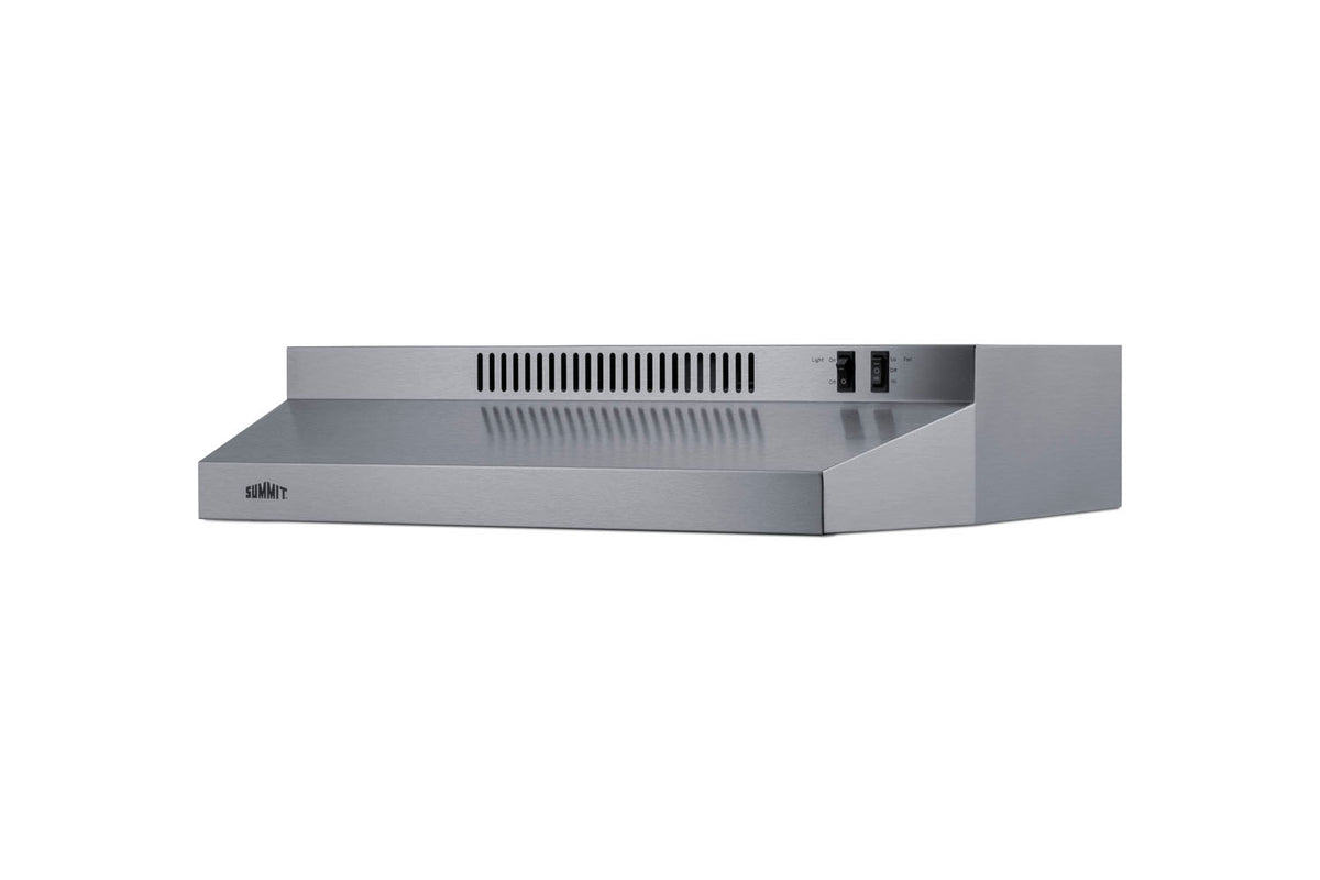 Summit H24RSS - 24" Under Cabinet Convertible Range Hood