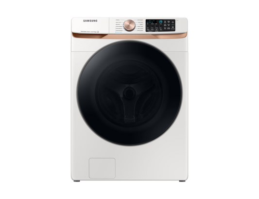 Samsung WF50BG8300AE - 5.0 cu. ft. Extra Large Capacity Smart Front Load Washer with Super Speed Wash and Steam in Ivory