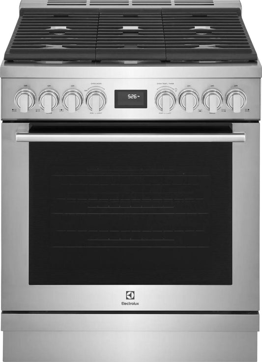Electrolux ECFG3068AS - 30" Front Control Freestanding Gas Range