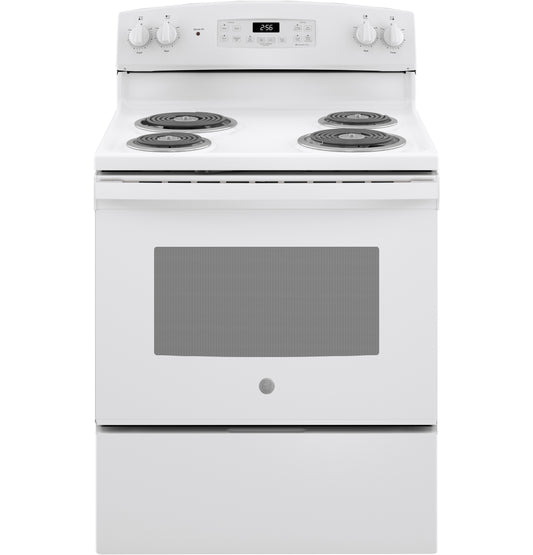 GE JB256DMWW - GE® ENERGY STAR® 30" Free-Standing Self-Clean Electric Range