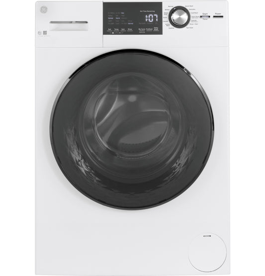 GE GFW148SSMWW - GE® ENERGY STAR® 24" 2.4 Cu. Ft.  Front Load Washer with Steam