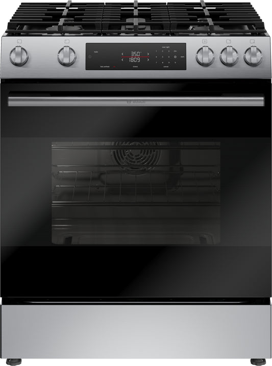 Bosch HGF1050MUC - 100 Series, Freestanding Gas Range, Stainless Steel