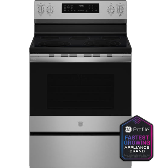GE Profile PRF700AYFS - GE Profile™ ENERGY STAR® 30” Smart Free-Standing Electric Convection Range with No Preheat Air Fry and EasyWash™ Oven Tray