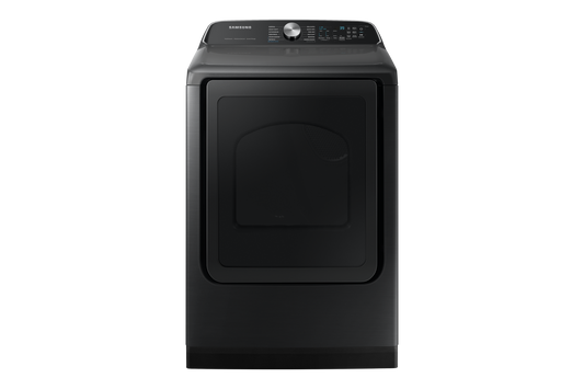Samsung DVE55CG7100V - 7.4 cu. ft. Smart Electric Dryer with Steam Sanitize+ in Brushed Black