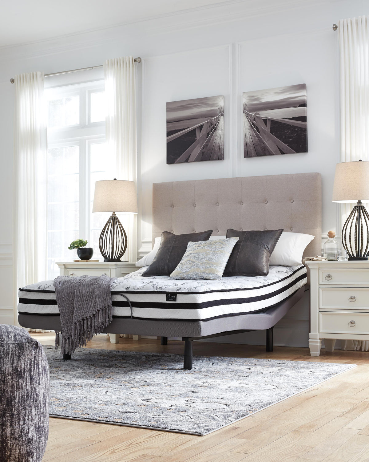 8 Inch Chime Innerspring Full Mattress in a Box