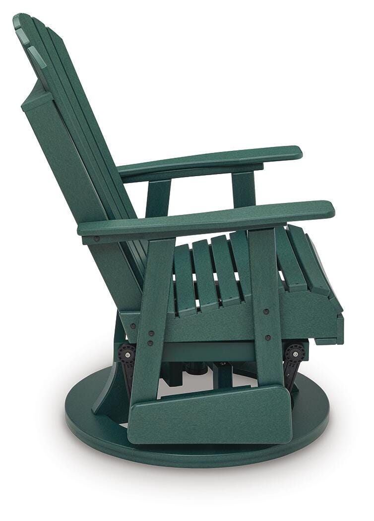 Shell Beach Outdoor Swivel Glider Chair