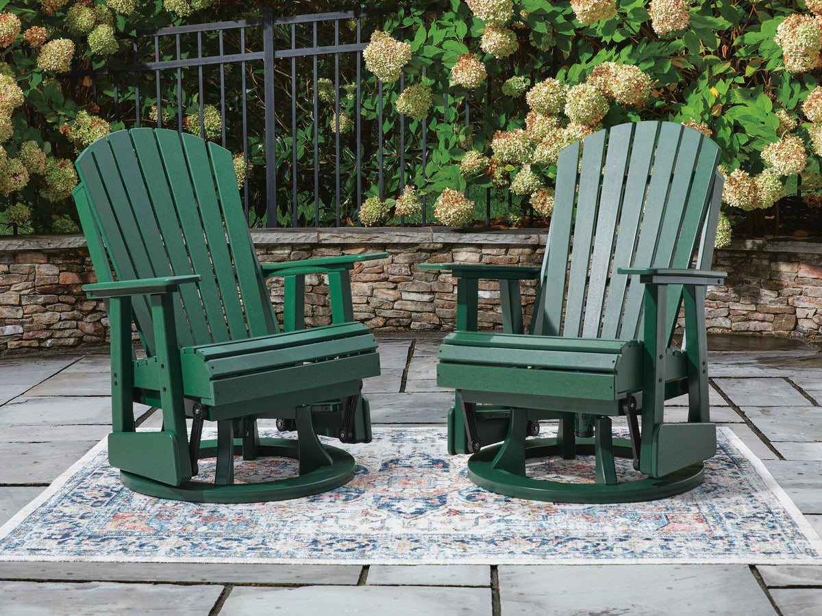 Shell Beach Outdoor Swivel Glider Chair
