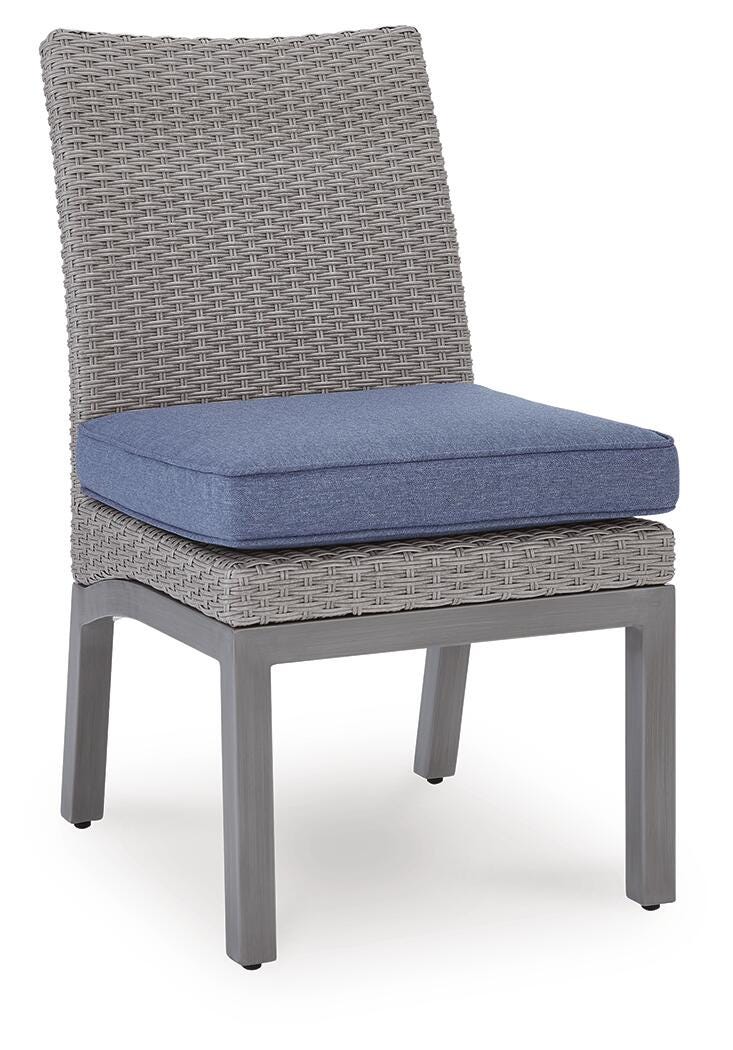Half Moon Beach Outdoor Side Chair with Cushion (Set of 2)