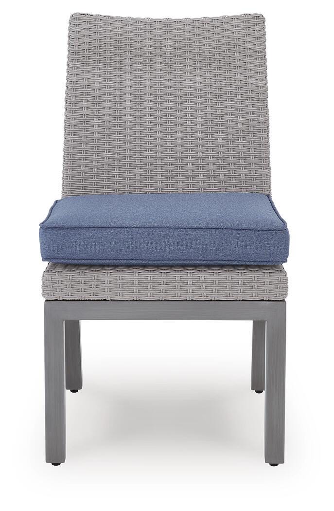 Half Moon Beach Outdoor Side Chair with Cushion (Set of 2)