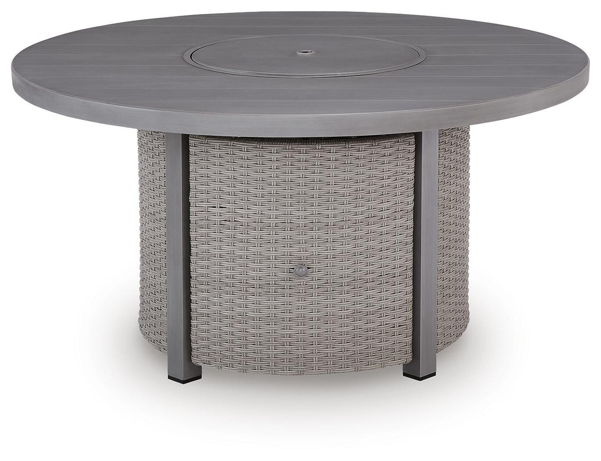 Half Moon Beach Outdoor Fire Pit Table