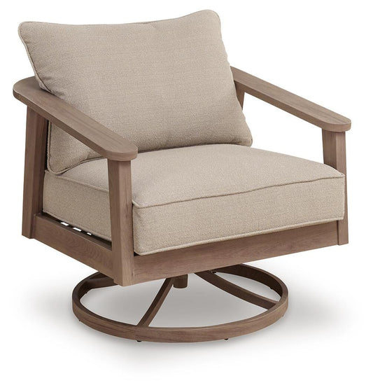 Harmony Headlands Outdoor Swivel Lounge with Cushion