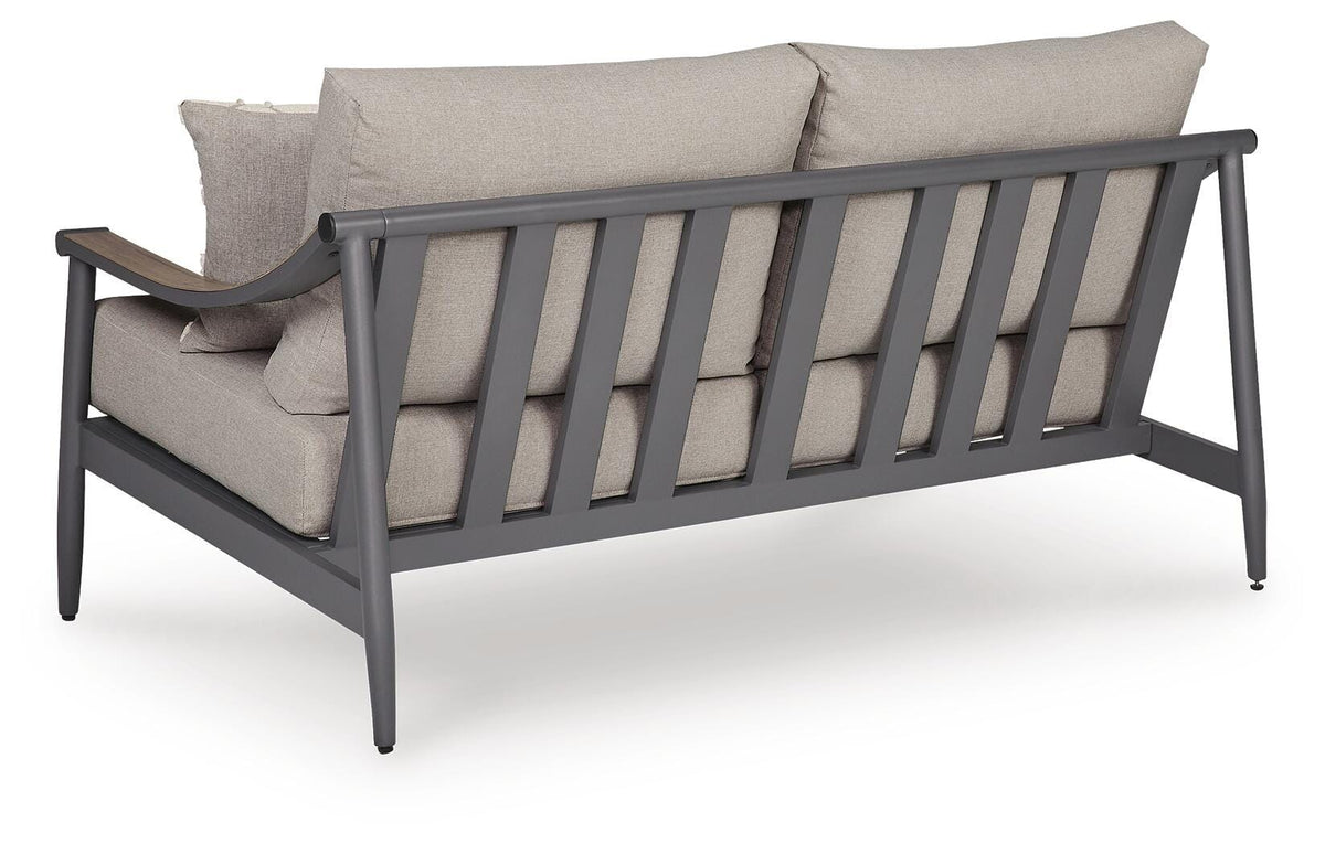 Ocean Beach Outdoor Loveseat with Cushion
