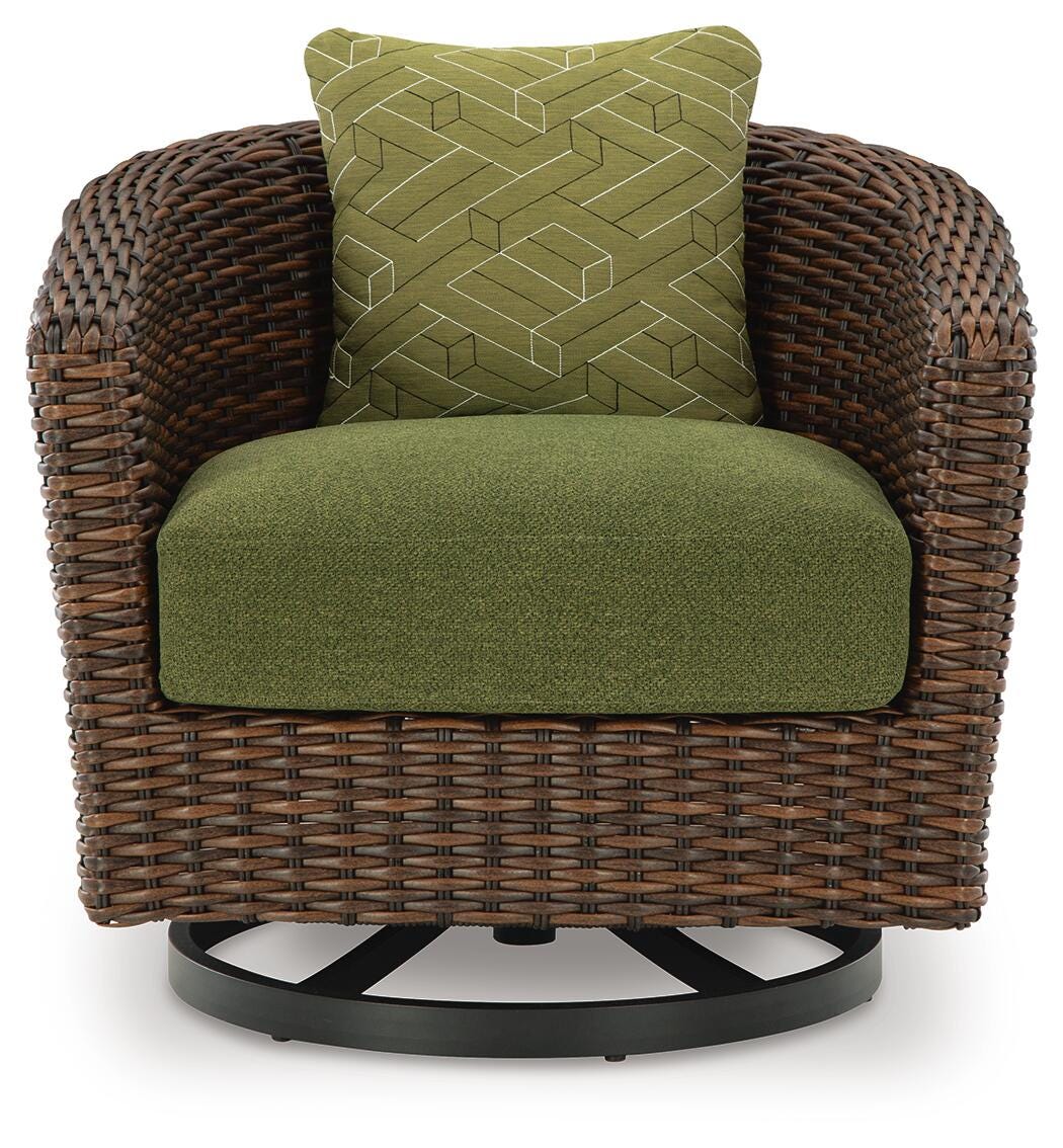 Horizon Hall Outdoor Sofa, 2 Lounge Chairs and 2 Ottomans