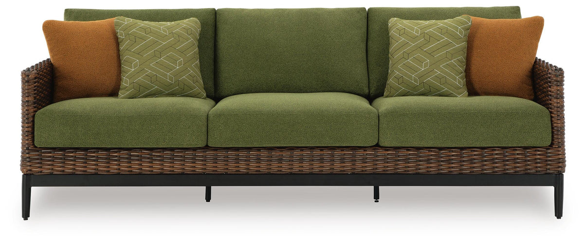 Horizon Hall Outdoor Sofa, 2 Lounge Chairs and 2 Ottomans
