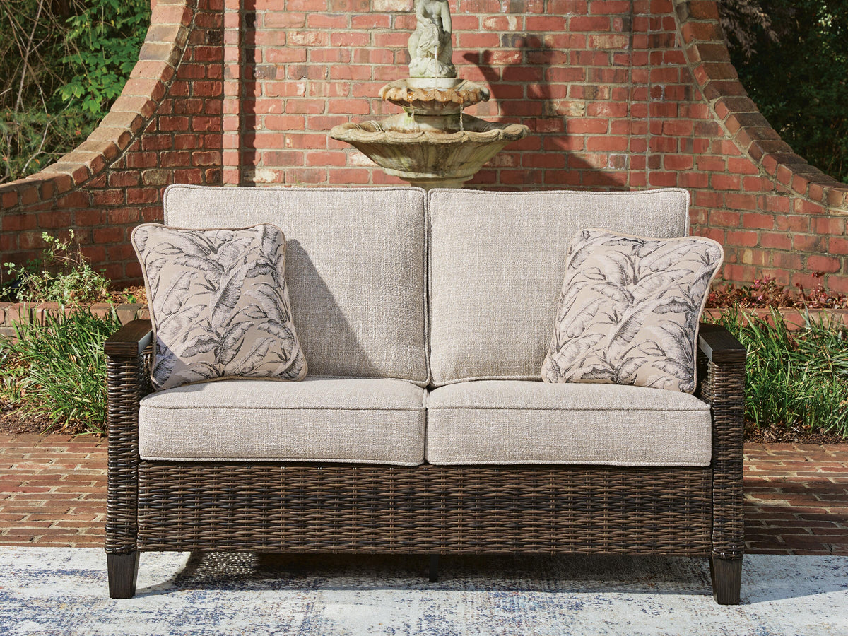 Monterey Point Outdoor Loveseat with Cushion